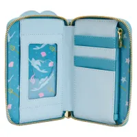 Little Mermaid Wedding Cake Zip Around Wallet