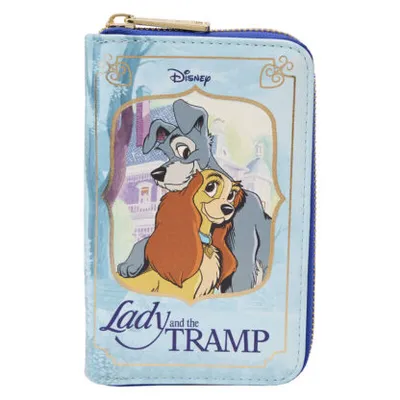 Lady and the Tramp Book Zip Around Wallet