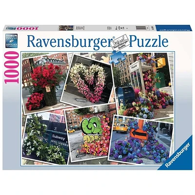 Ravensburger 1000 Pc Nyc Flower Flash  - Puzzle