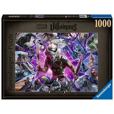 Ravensburger 1000 Pc Marvel Villlainous - Killmonger - Puzzle