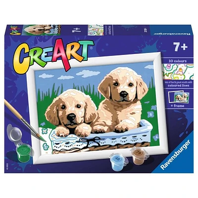 CreArt Cute Puppies - Painting Kit