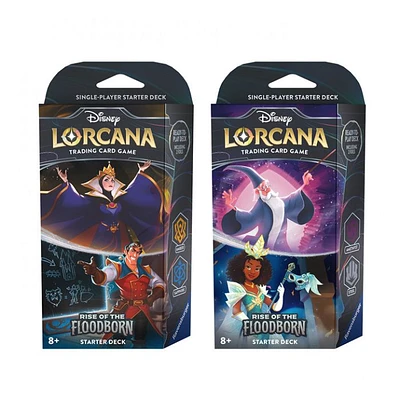 Disney Lorcana: Rise of the Floodborn - Starter Deck (Set of 2)