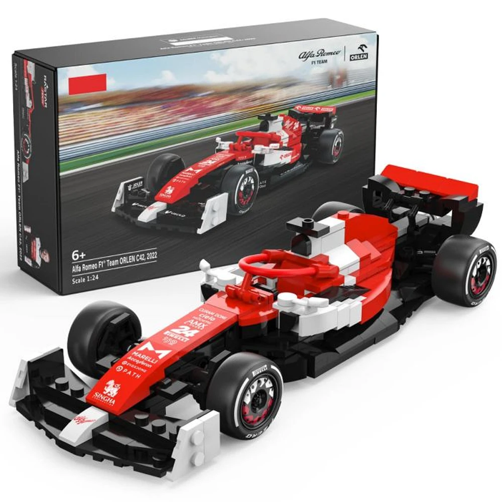 RC Alfa Remeo F1 C42 1/24 Race Car Model Building Bricks Kit - RaStar