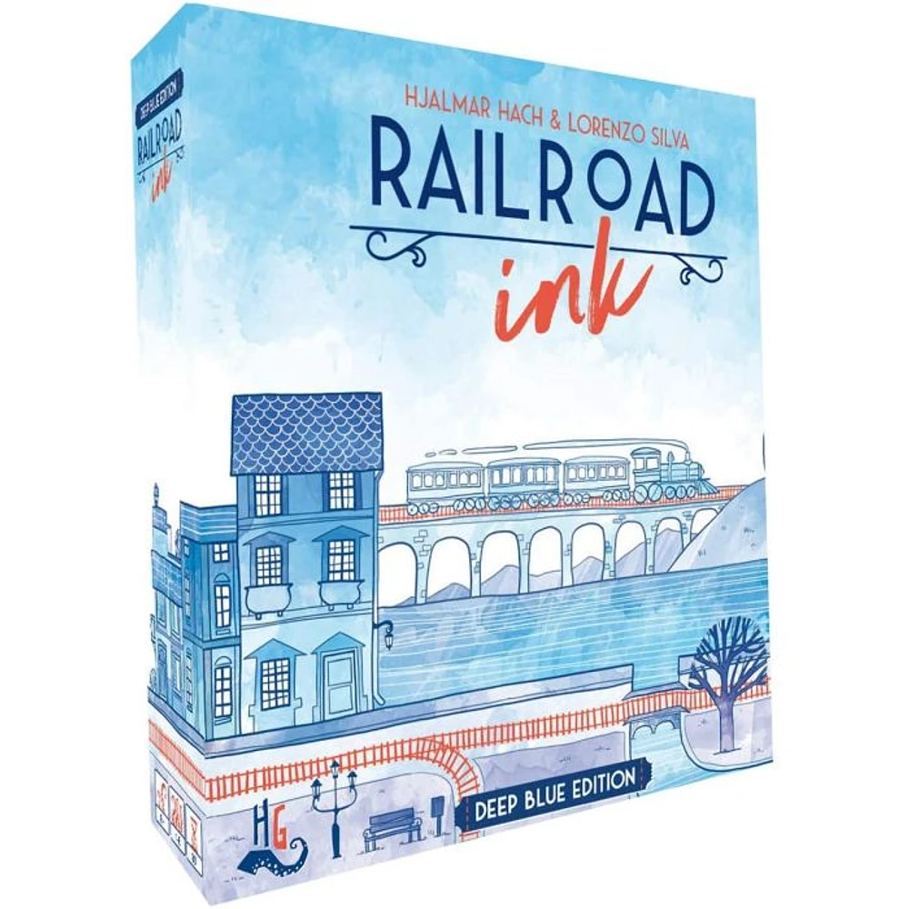 Railroad Ink Deep Blue Edition - Board Game