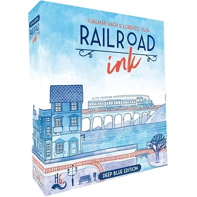 Railroad Ink Deep Blue Edition - Board Game