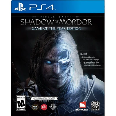 Middle Earth: Shadow Of Mordor Goty - PS4