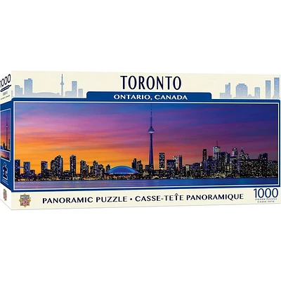 1000 Pc Toronto Skyline Panoramic Puzzle By USAOpoly