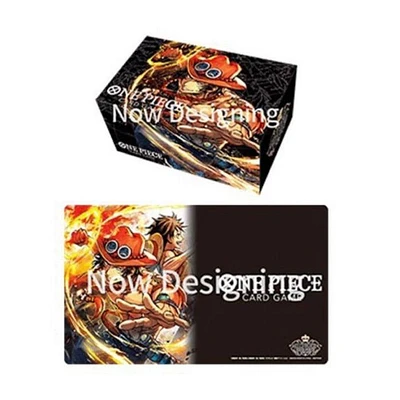 One Piece TCG Portgas D. Ace Playmat/Storage Box Set