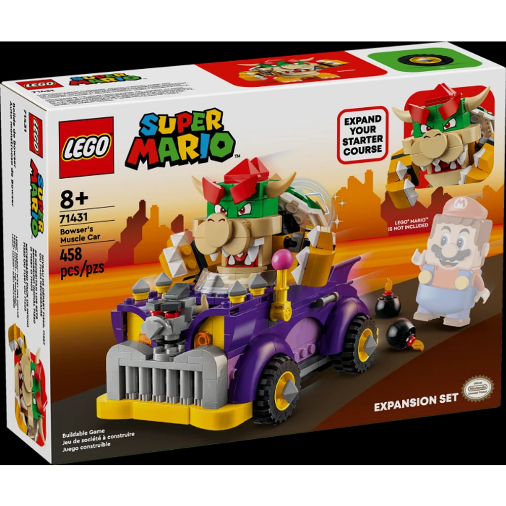 Lego Super Mario Bowsers Muscle Car Expansion Set