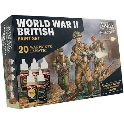 Historical: WWII British Paint Set - Board Game