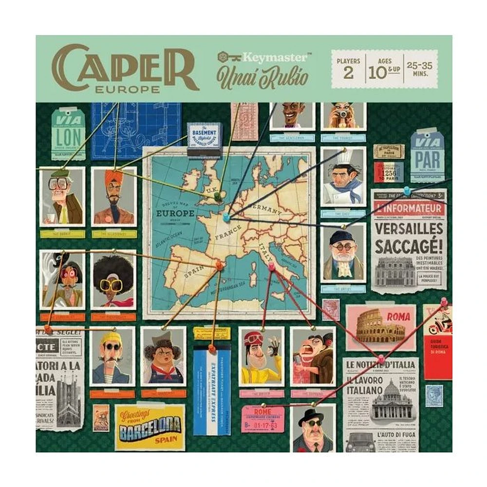 Caper: Europe - Board Game