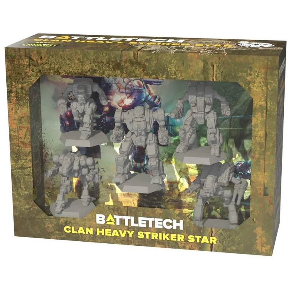 (DAMAGED) Battletech Clan Heavy Striker Star - Board Game