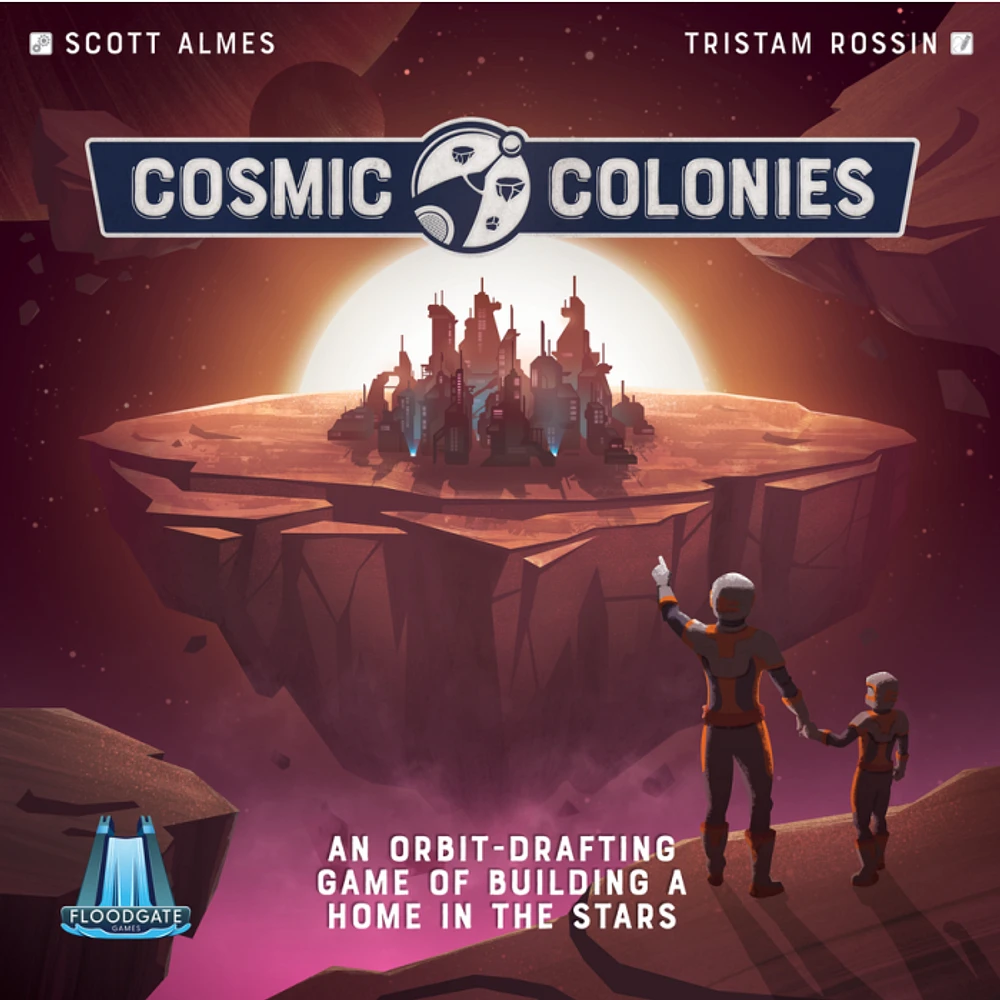 (DAMAGED) Cosmic Colonies  - Board Game