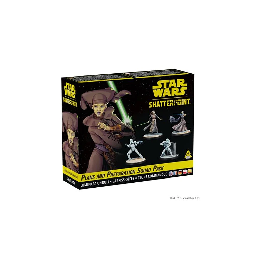 Star Wars Shatterpoint: Plans And Preparation: General Luminara Unduli Squad Pack