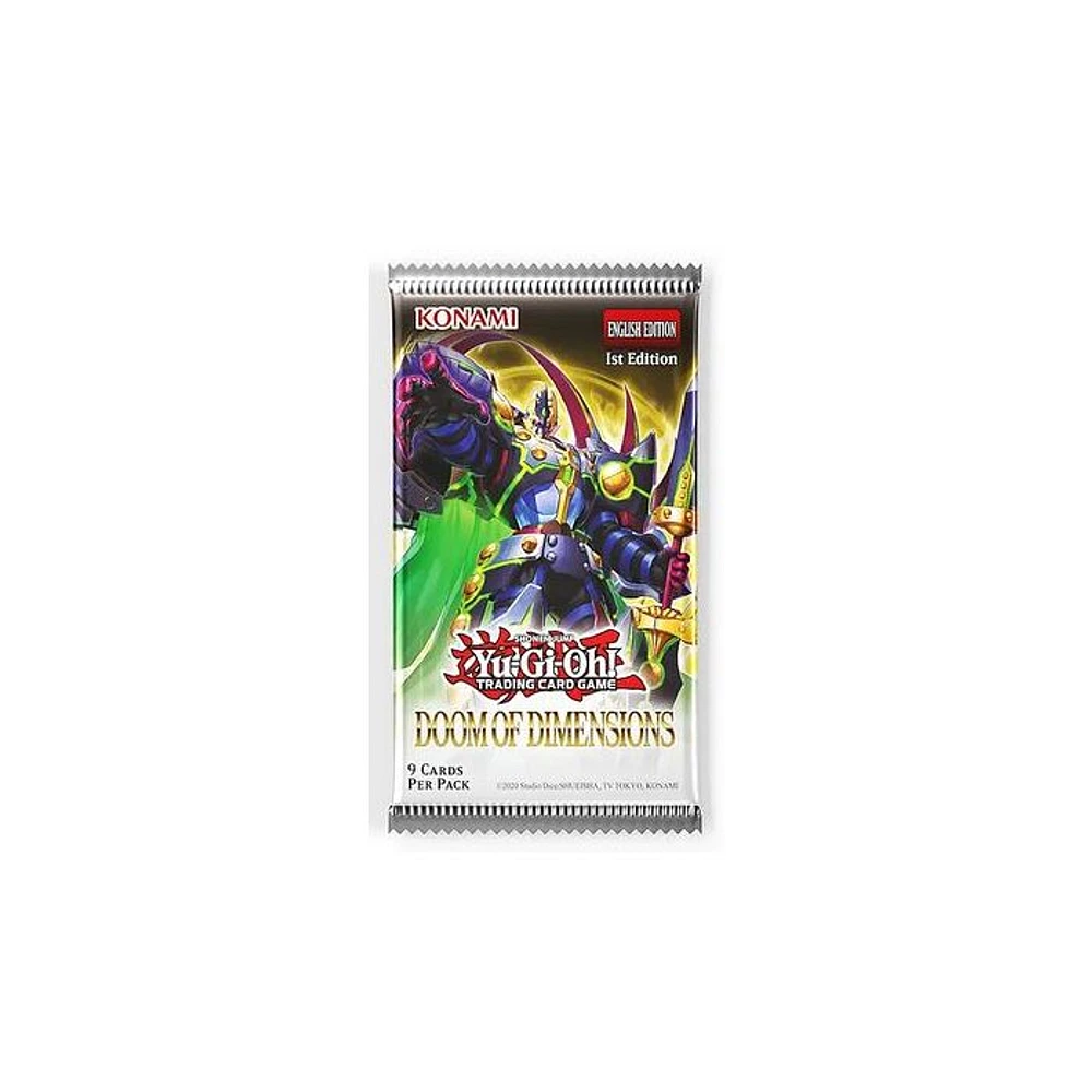YuGiOh Doom Of Dimensions Booster Pack (Buy 2 Get 1 Free)