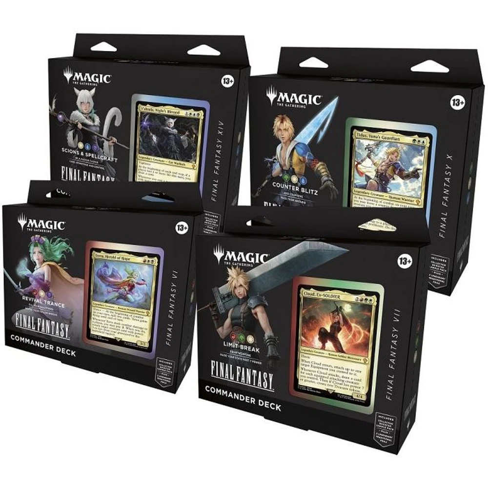 Magic the Gathering - Final Fantasy - Commander (Set of 4)