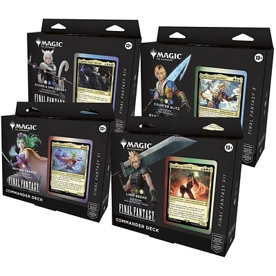Magic the Gathering - Final Fantasy - Commander (Set of 4)