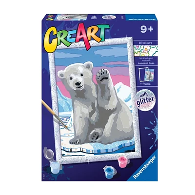 CreArt Pawsome Polar Bear - Painting Kit