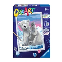 CreArt Pawsome Polar Bear - Painting Kit