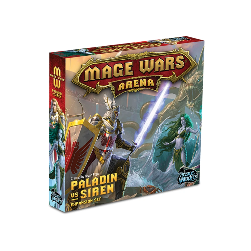 Mage Wars Arena Paladin Vs. Siren - Board Game