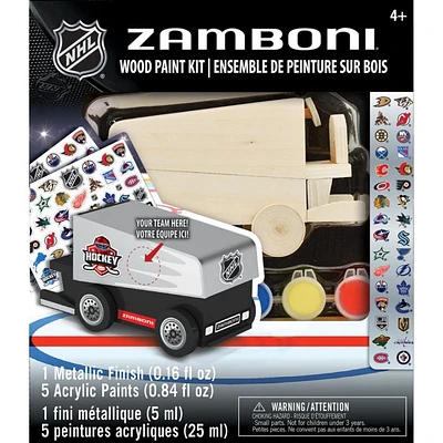 Zamboni NHL Wood Craft Kit