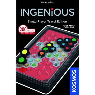 Ingenious Single Player Travel Edition - Board Game