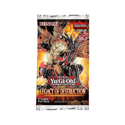 YuGiOh Legacy of Destruction Booster Pack (Buy 2 Get 1 Free)