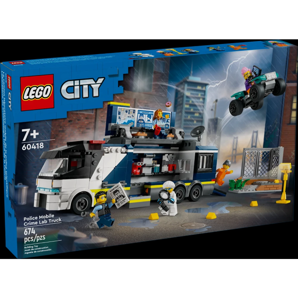 Lego City Police Mobile Crime Lab Truck