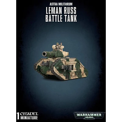 (DAMAGED) Warhammer Astra Militarum Leman Russ Battle Tank