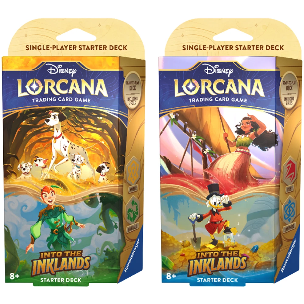 Disney Lorcana: Into the Inklands - Starter Deck (Set of 2)
