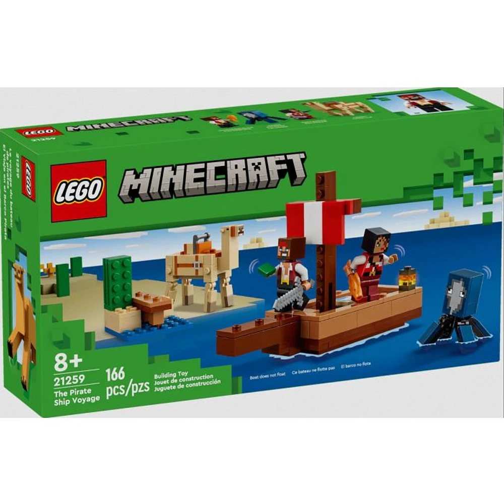 Lego Minecraft The Pirate Ship Voyage