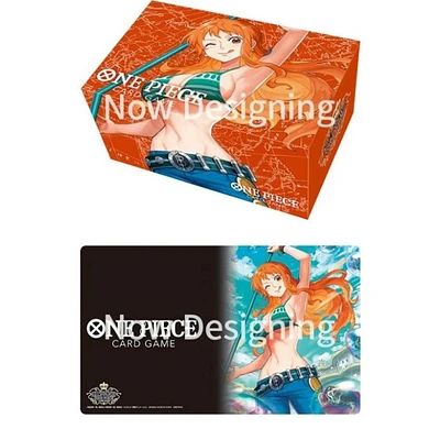 One Piece TCG Nami Playmat/Storage Box Set