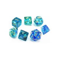 Chessex Nebula 7-Die Set Oceanic/Gold Luminary (2021)