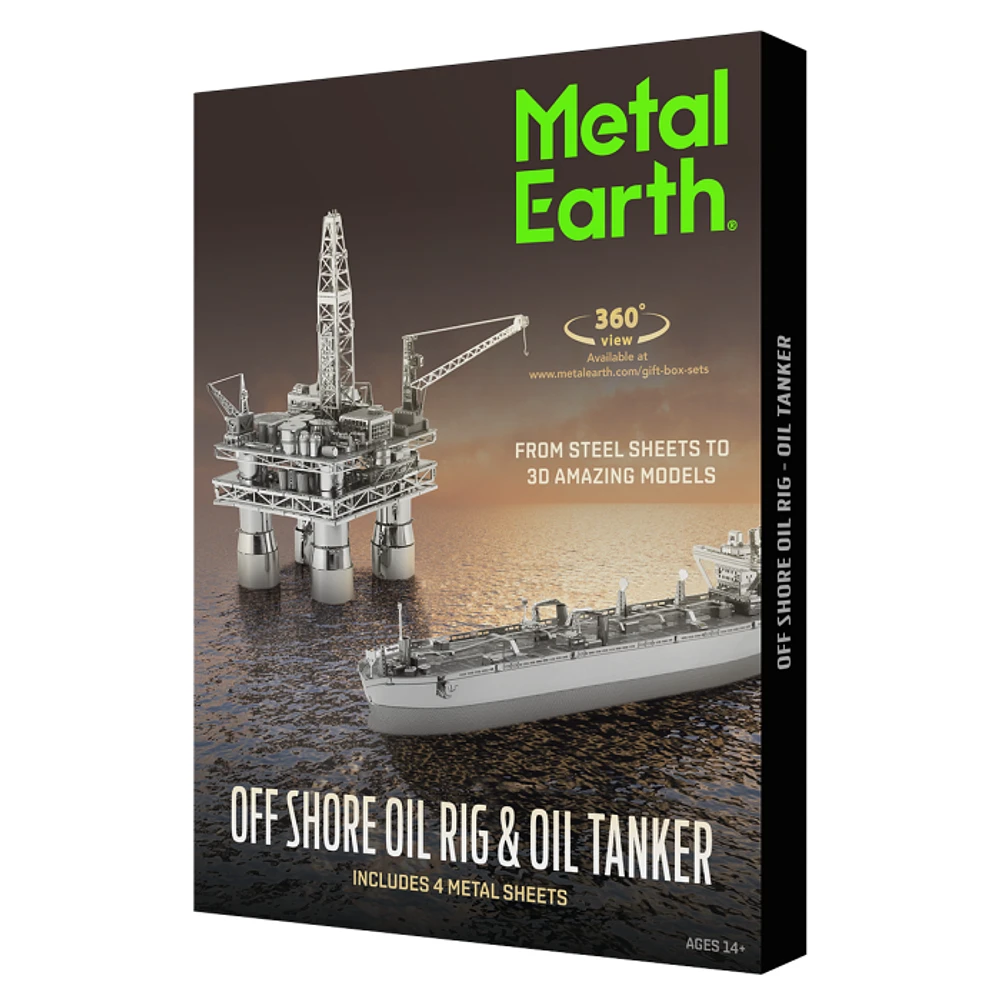 Metal Earth - Offshore Oil Rig & Tanker