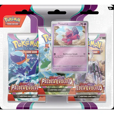 Pokemon SV2: Paldea Evolved 3-Pack Blister (Assorted)