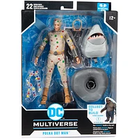DC Multiverse Suicide Squad 7 Inch Action Figure BAF King Shark - Polka-Dot Man