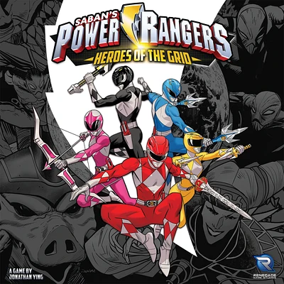 (DAMAGED) Power Rangers Heroes Of The Grid - Board Game