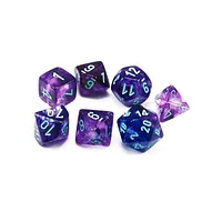Chessex Nebula 7-Die Set Nocturnal/Blue Luminary (2021)