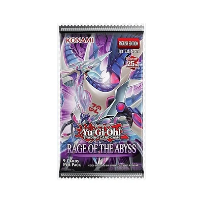 YuGiOh Rage of the Abyss Booster Pack (Buy 2 Get 1 Free)