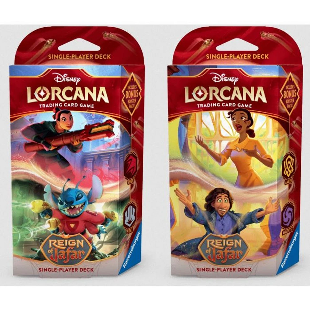 Disney Lorcana: Reign Of Jafar - Starter Deck (Set of 2)