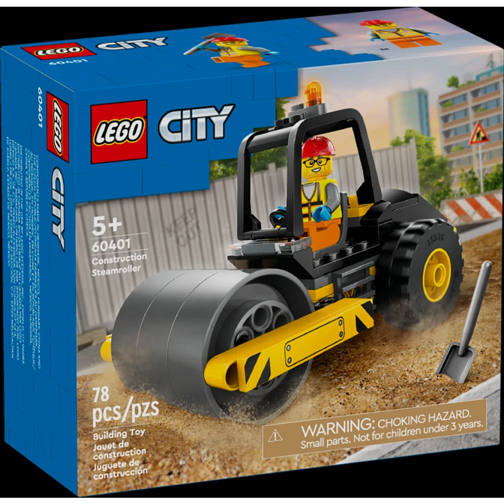 Lego City Construction Steamroller