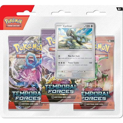 Pokemon SV5: Temporal Forces 3-Pack Blister