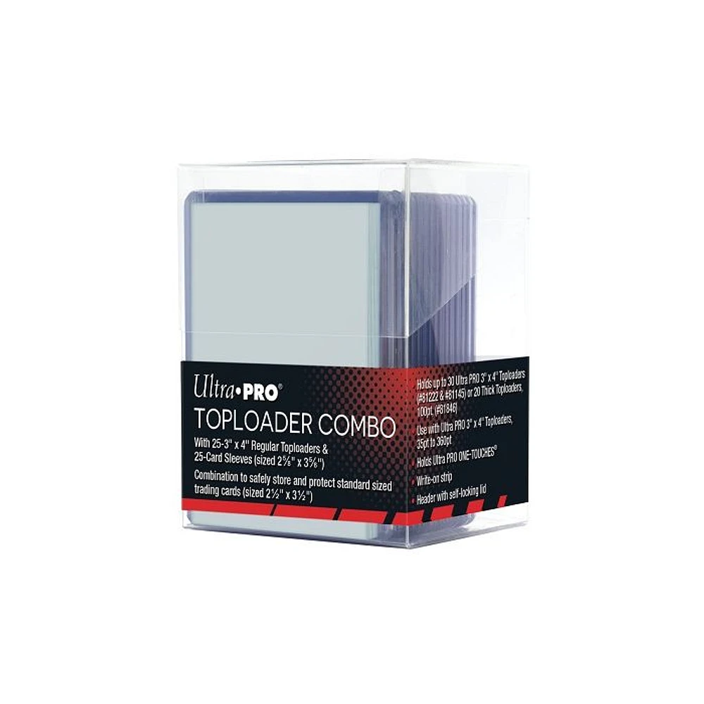 Ultra Pro Toploader Combo 25ct With Sleeves and Storage Box