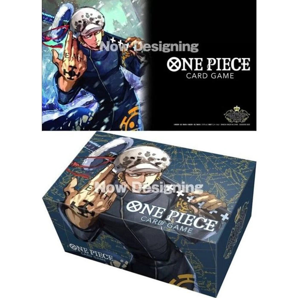 One Piece TCG Trafalgar Playmat/Storage Box Set