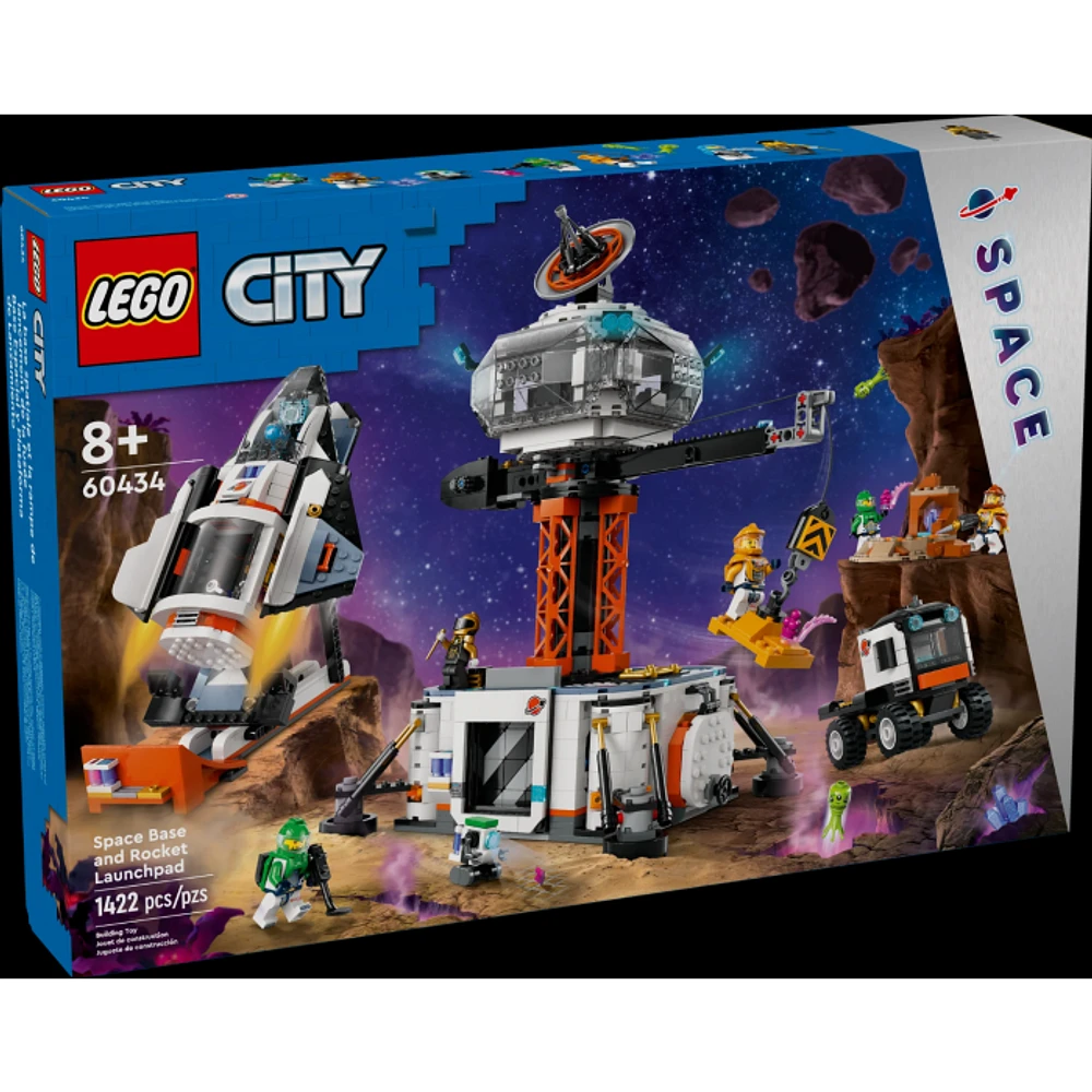 Lego City Space Base And Rocket Launchpad