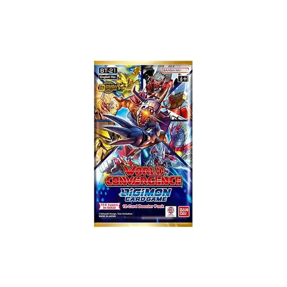 Digimon - BT21 - World Convergence Booster Pack (Buy 2 Get 1 Free)