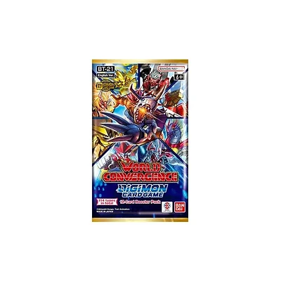 Digimon - BT21 - World Convergence Booster Pack (Buy 2 Get 1 Free)