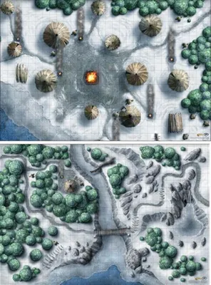 Dungeons & Dragons Map Set Icewind Dale