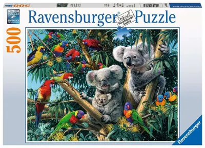 Ravensburger 500 Pc Koalas In A Tree - Puzzle