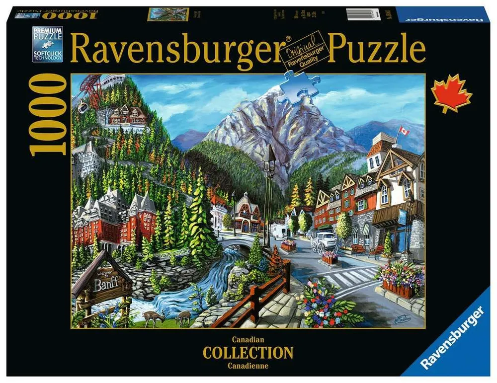 Ravensburger 1000 Pc Welcome To Banff - Puzzle